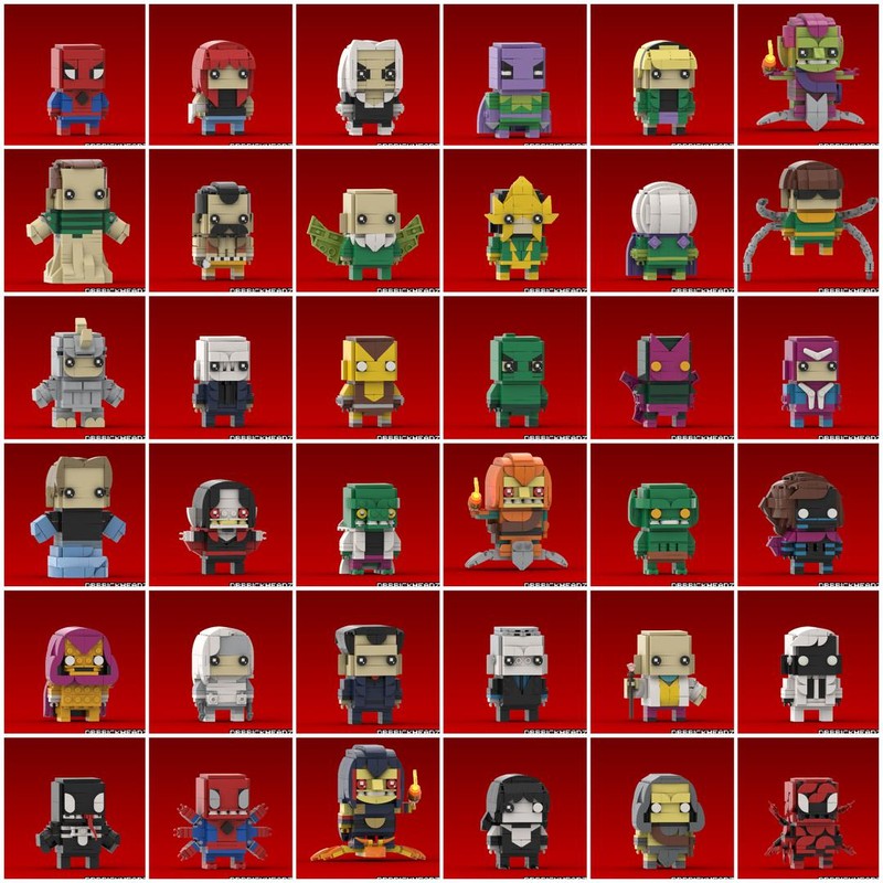 Lego "Spider-Man" Brickheadz Collection