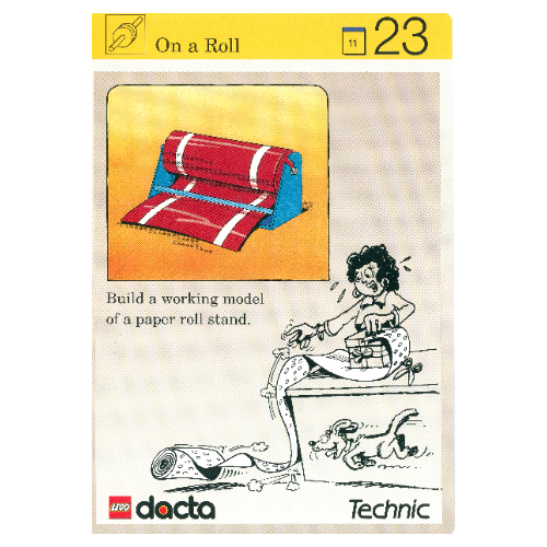 Lego Activity Card, Set 9603, Simulation 23 - On a Roll / [No Color/Any Color]
