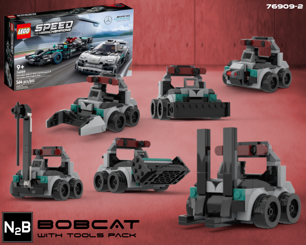 Lego Bobcat with tools pack - Alternate build 2 Lego 76909