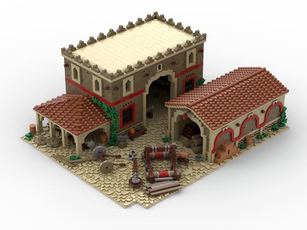 Lego Age of Empires - Siege Workshop (Middle Eastern)