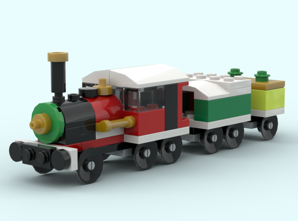 Lego christmas train [accurate version]
