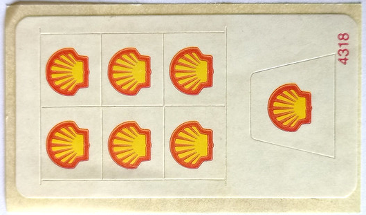 Lego Sticker Sheet for Set 604-1