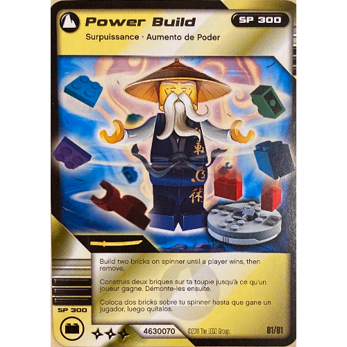 Lego Trading Card, Ninjago Deck #1: 81 - Power Build - International Version
