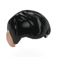 Lego Hair Smooth with Pointy Vulcan Ears Light Nougat Print