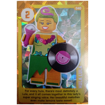 Lego Trading Card, Create the World Living Amazingly - Hula Lula (Foil) / [No Color/Any Color]