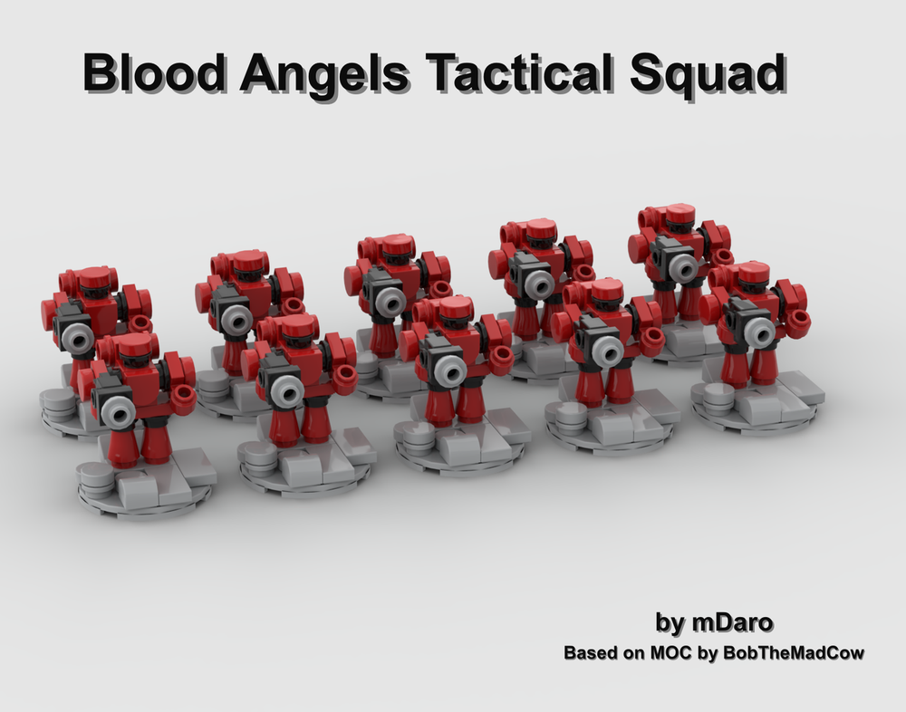 Lego Blood Angels Tactical Squad