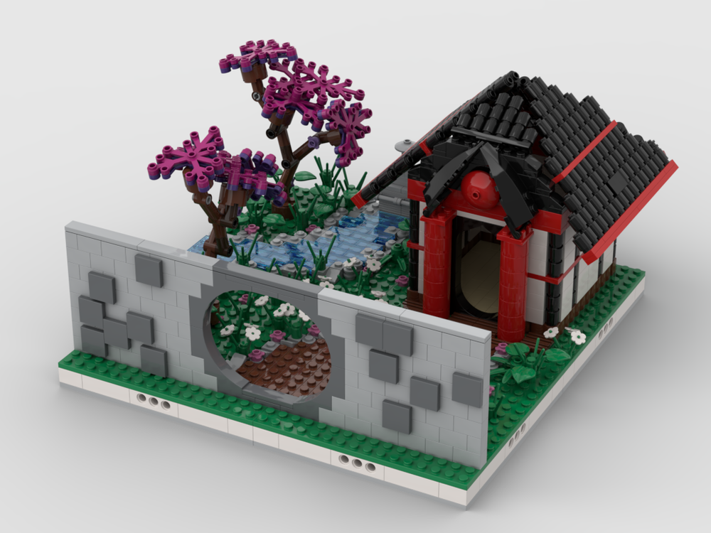 Lego Chinese House Diorama