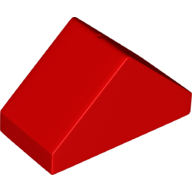 Lego Duplo Brick 4 x 2 Double Slope 45° / Red