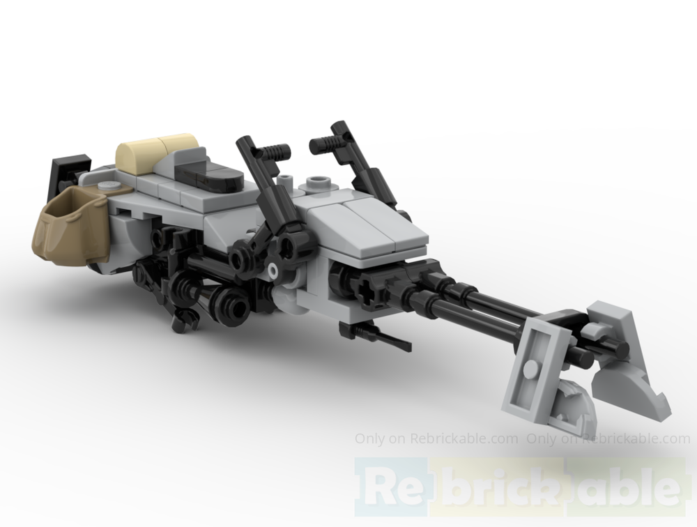 Lego 74-Z Speeder Bike from the Mandalorian S1