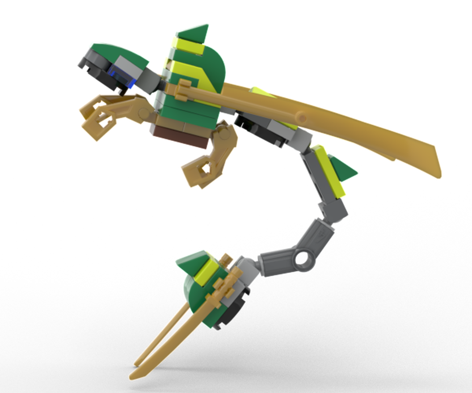 Lego 30593-1 Modification: Mini Dragon