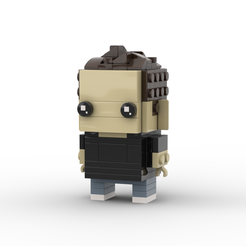 Lego Brown Hair Boy Brickheadz