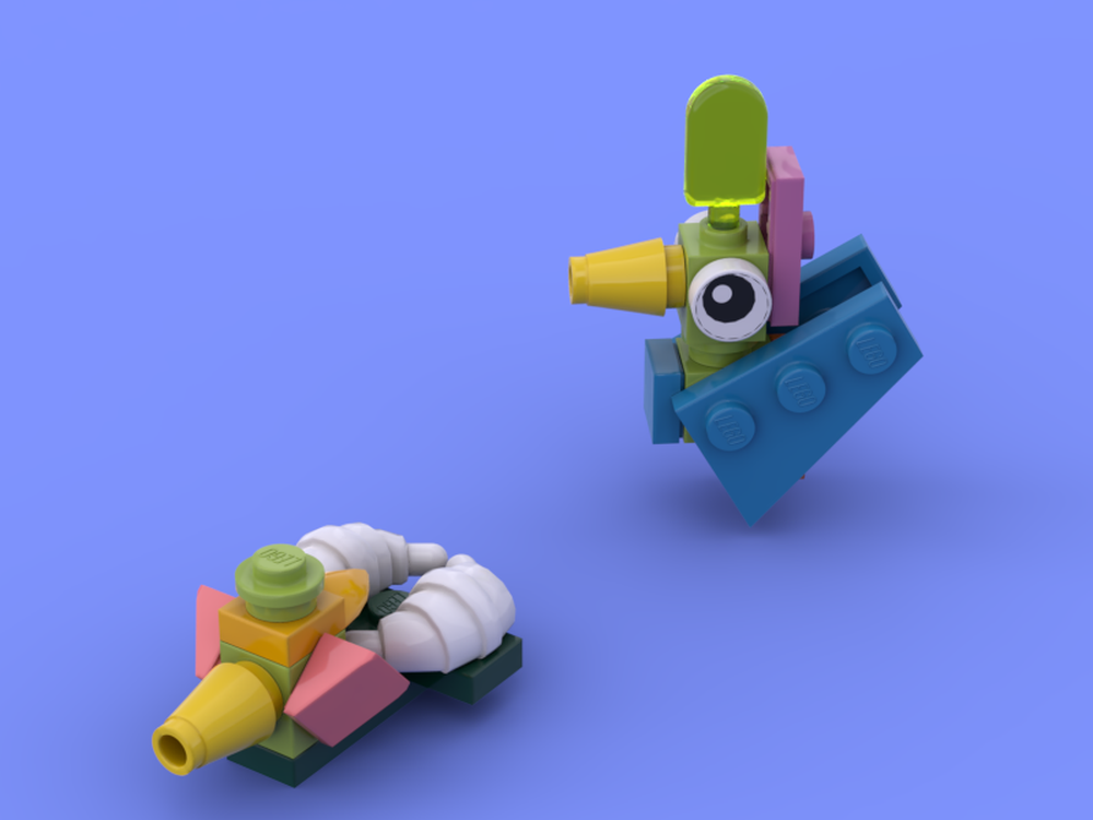 Lego A bird and a duck
