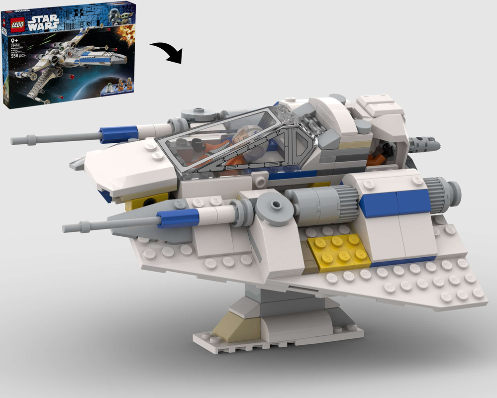 Lego New Republic Advanced Snowspeeder – Alternate Build of 75460 X Wing Starfighter