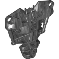 Lego Large Figure Torso Cover, Armour, Toa Inika (Type 1) / Pearl Dark Gray