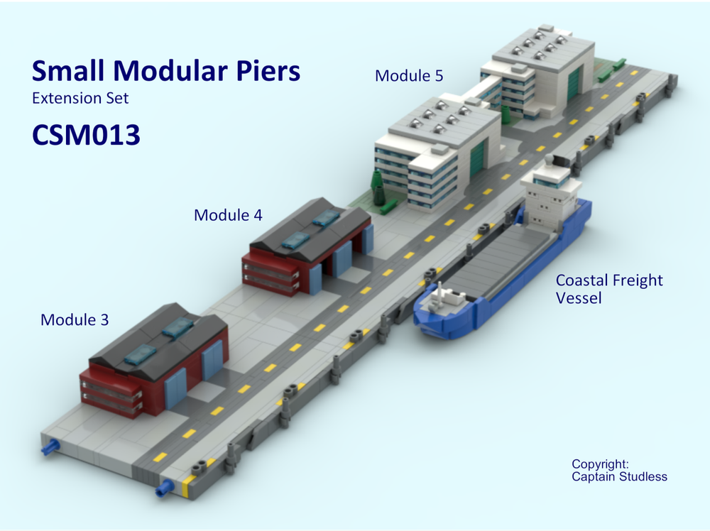 Lego Small Modular Piers - Extension Set - CSM013