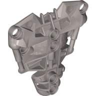 Lego Large Figure Torso Cover, Armour, Toa Inika (Type 1) / Pearl Light Gray