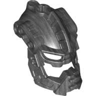 Lego Large Figure Mask, Black Phantom / Pearl Titanium