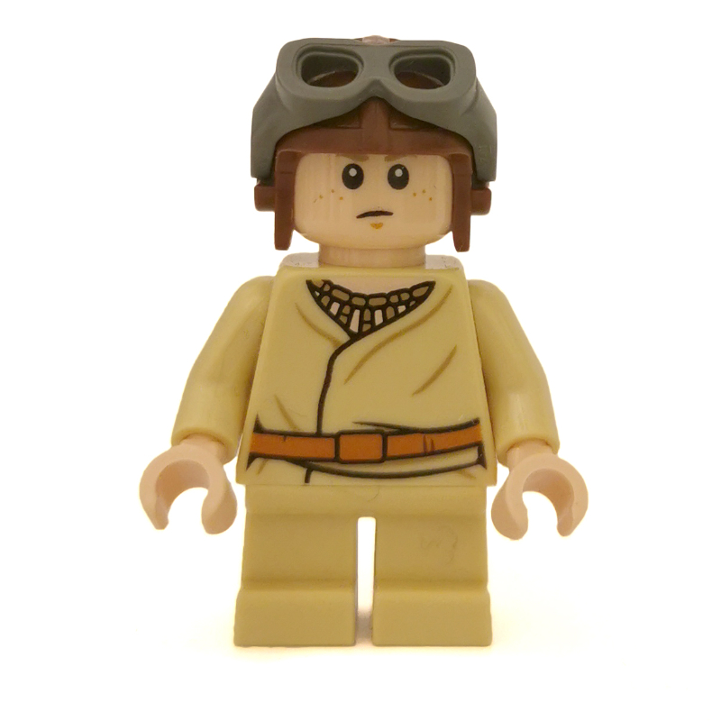 Lego Anakin Skywalker, Child, Reddish Brown Helmet
