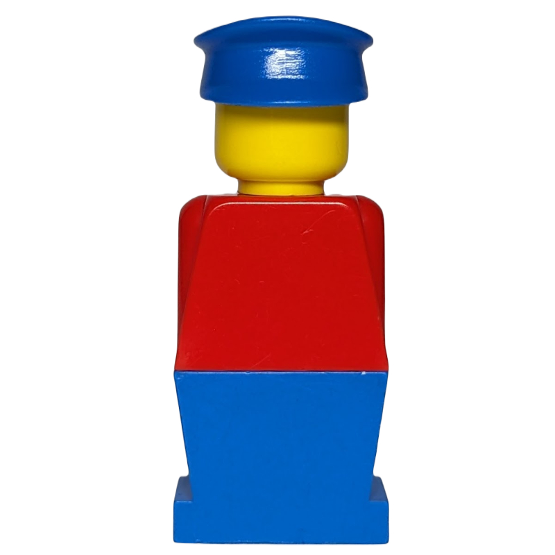Lego LEGOLAND Red Torso, Blue Legs, Blue Hat