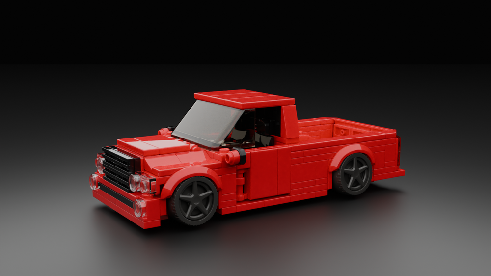 Lego Dodge Ram 2005 Lowered (based on wonderbrickz)