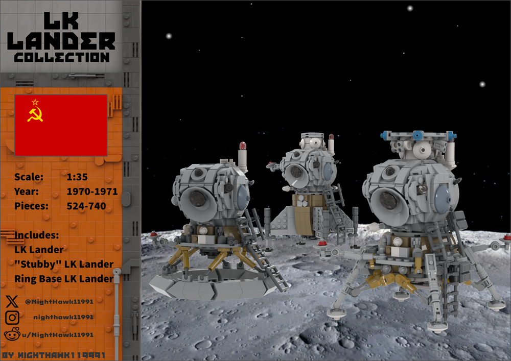 Lego LK Lander Collection 1:35 (Soviet Moon Lander)