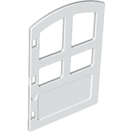 Lego Duplo Door 1 x 4 x 4 with Four Panes, Different Size and Curved Top