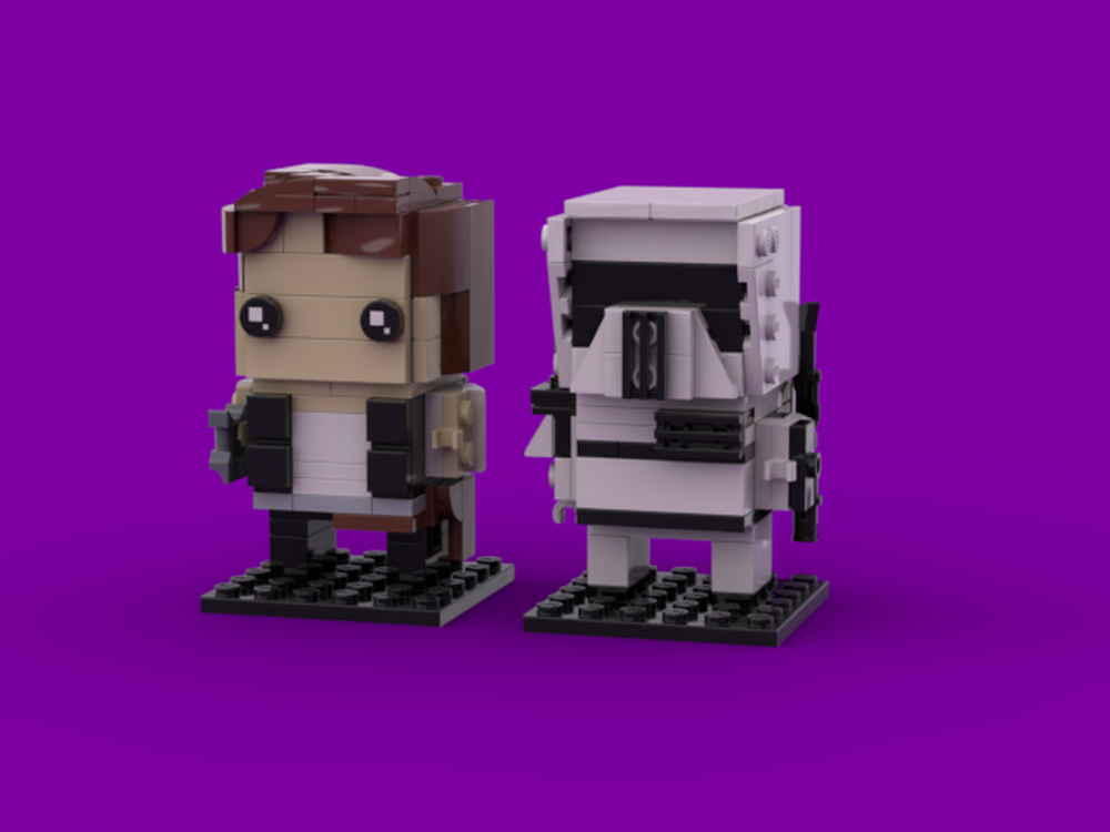 Lego Brickheadz Captain Solo vs Endortrooper