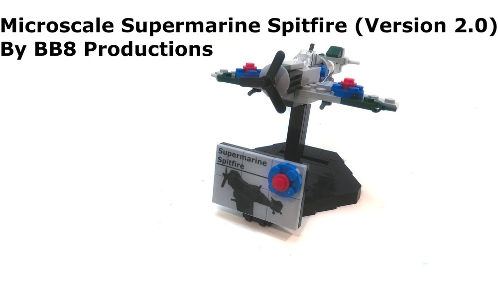 Lego Microscale Supermarine Spitfire (Version 2.0)
