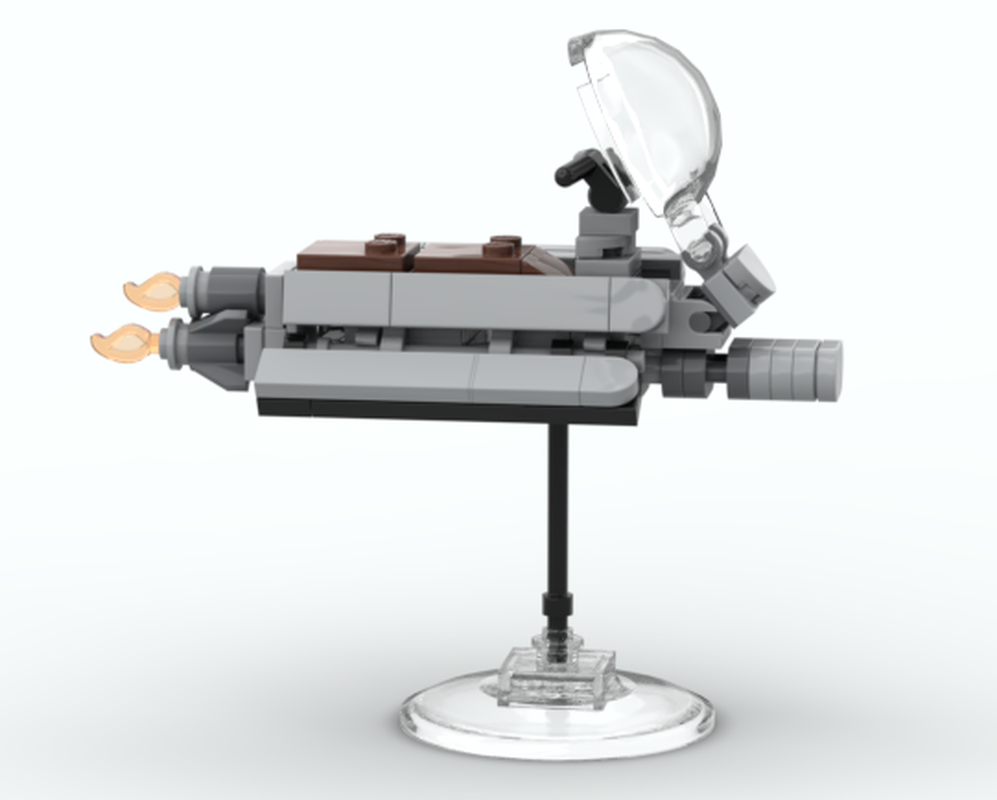 Lego Avengers Hawkeye 's Custom Cross Technologies Sky Cycle (Skycycle) MOC Instructions