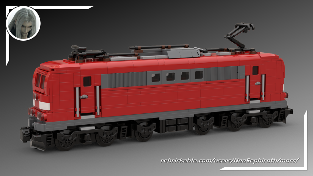 Lego BR 151 Cargo Locomotive Red