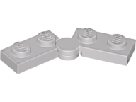 Lego Hinge Plate 1 x 4 Swivel (2429 / 2430) / Light Gray