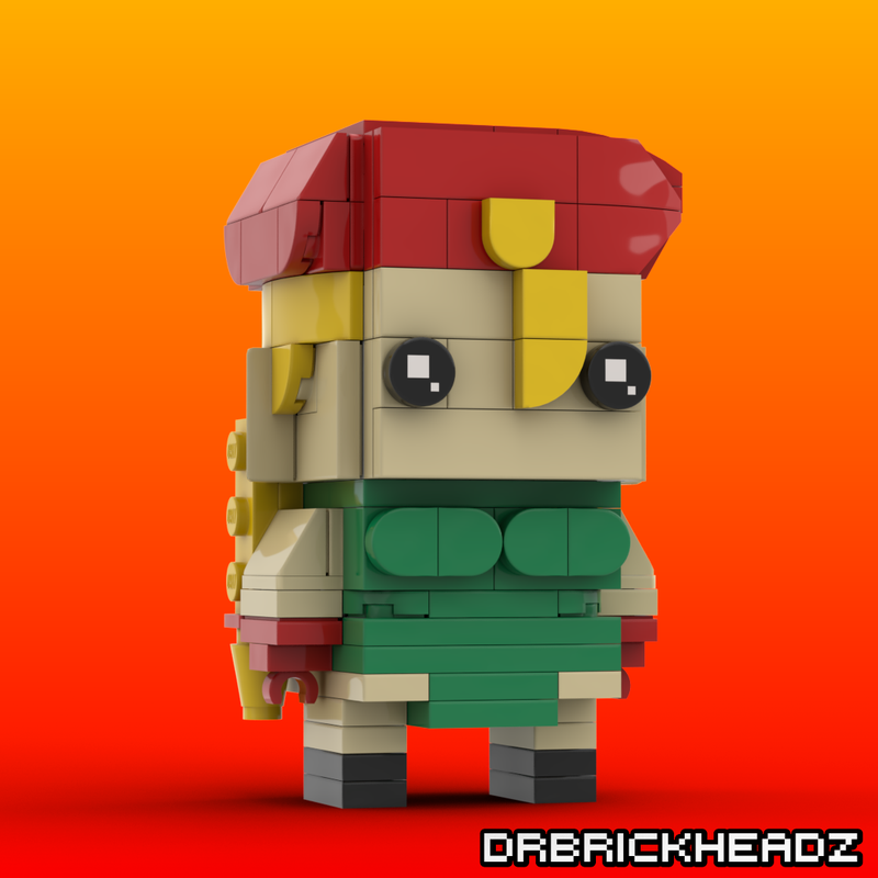 Lego Cammy (Street FIghter II) Custom Brickheadz