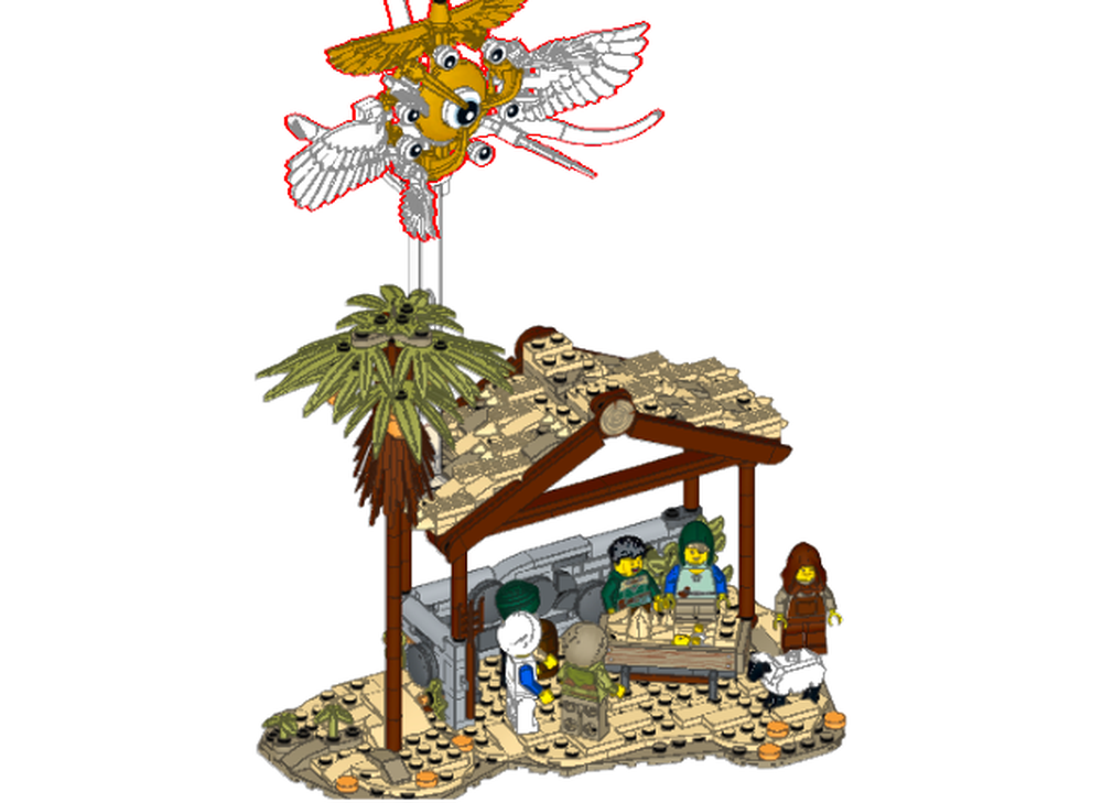 Lego Nativity Scene