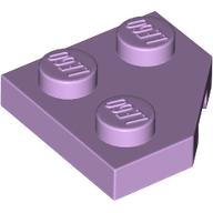 Lego Wedge Plate 2 x 2 Cut Corner / Lavender