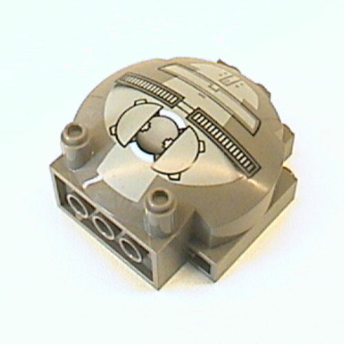Lego Windscreen 3 x 6 x 5 Bubble with Studs on Top with Sith Infiltrator Print