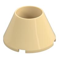 Lego Cone 4 x 4 x 2 Hollow No Studs / Tan