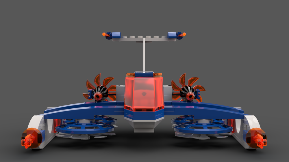 Lego Low Altitude Speeder - Ice Planet Color Scheme