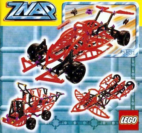 Lego Formula Z Car in Storage Case