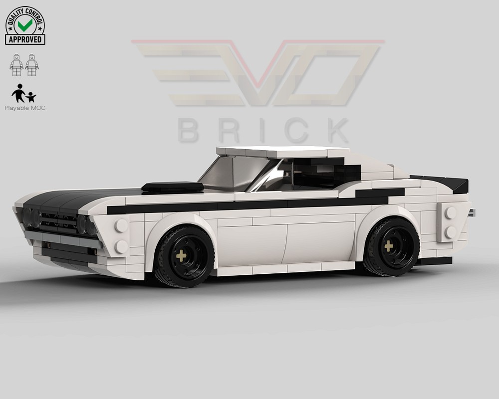 Lego Dodge Challenger T/A 1970 White