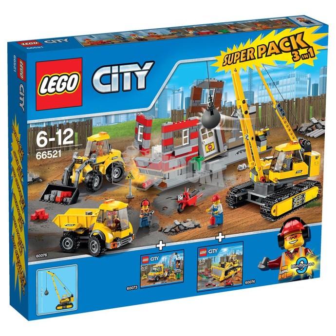 Lego City Super Pack 3 in 1