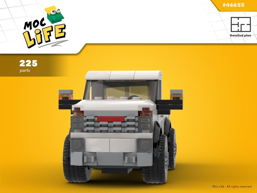 Lego GMC Sierra 1500 regular cab small bed