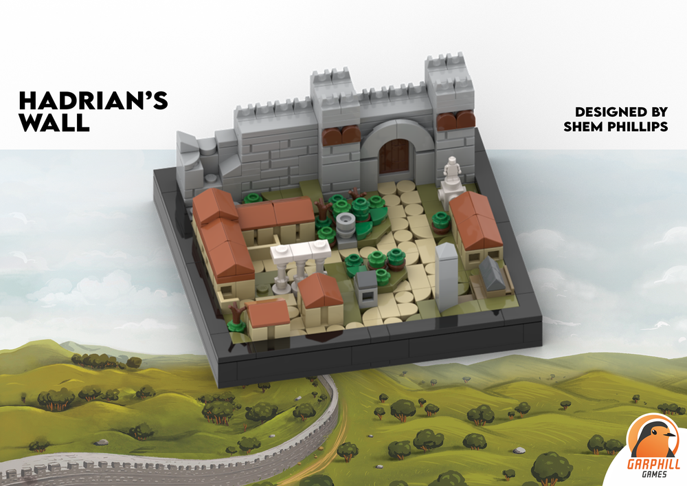 Lego Hadrian's Wall