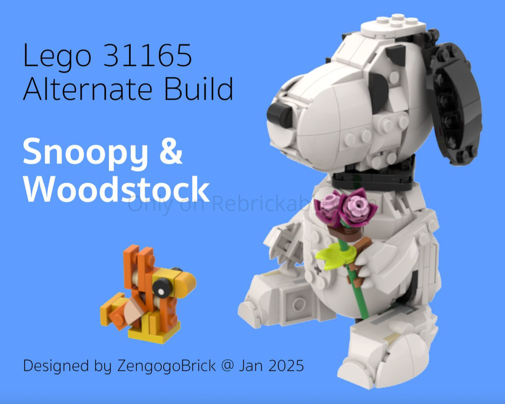 Lego 31165 Snoopy & Woodstock
