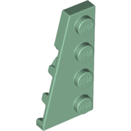 Lego Wedge Plate 4 x 2 Left / Sand Green