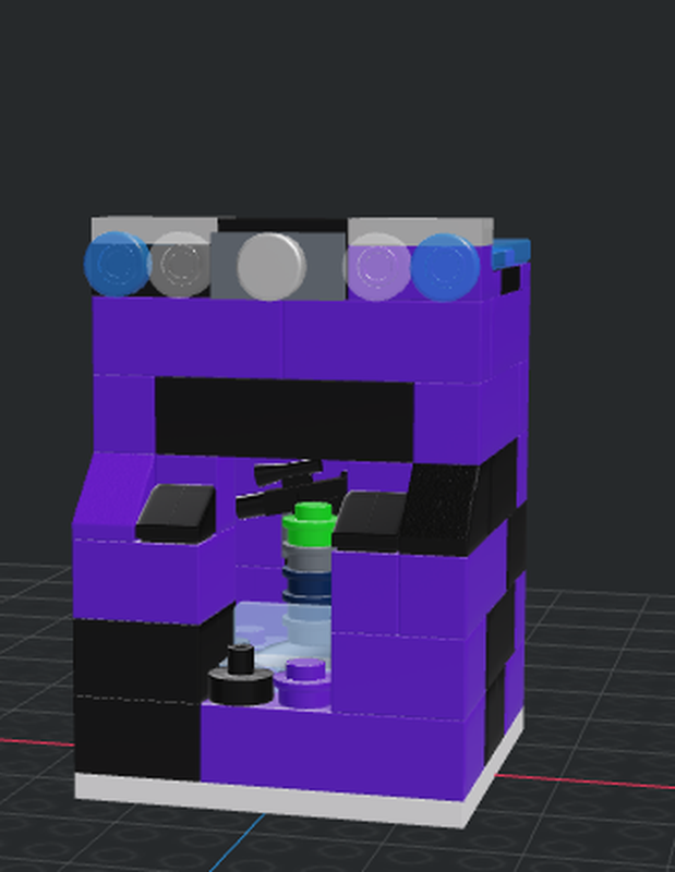 Lego modular arcade-alien blast
