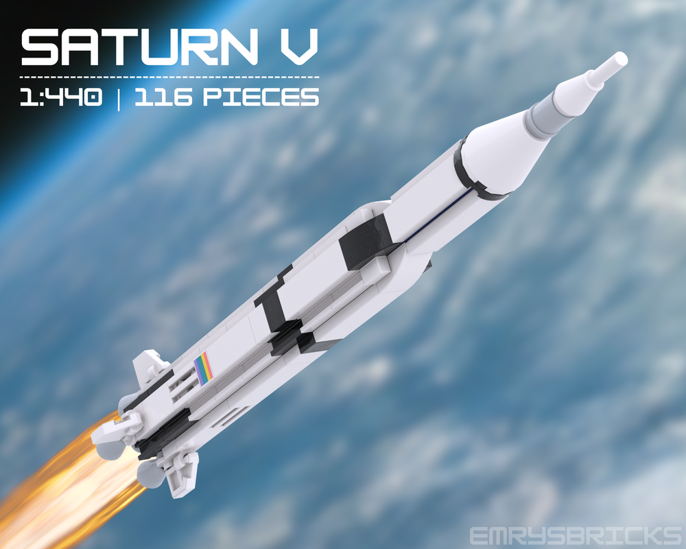 Lego Saturn V | 1:440