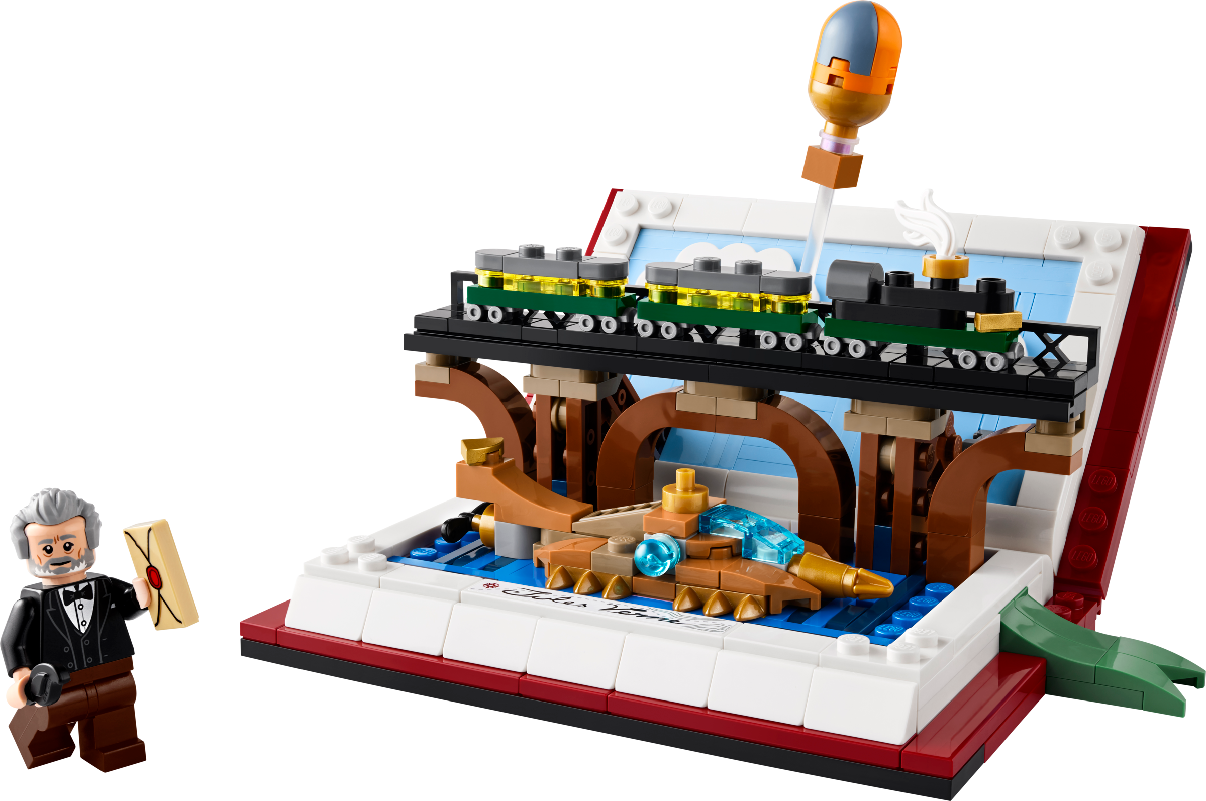 Lego Tribute to Jules Verne's Books
