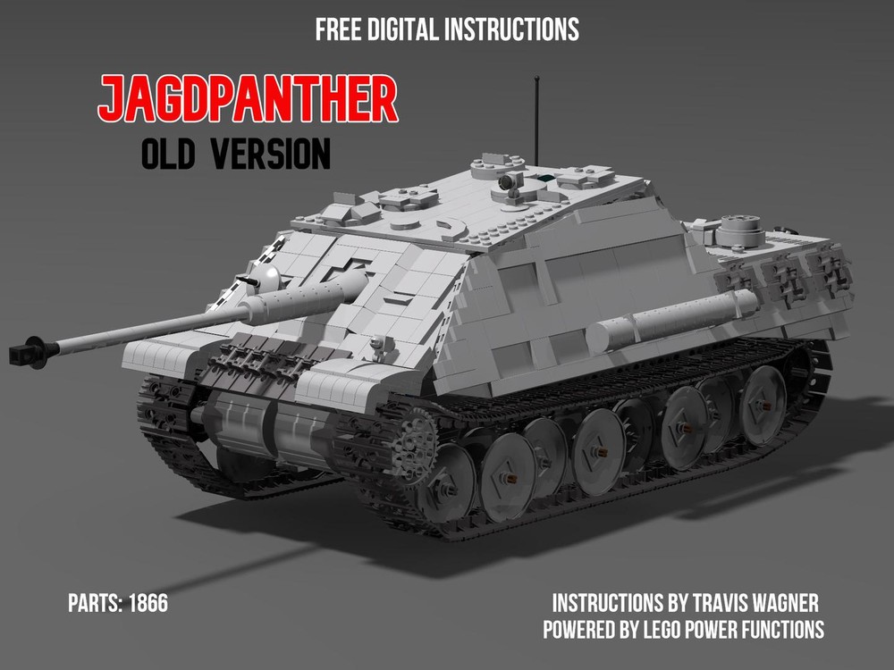 Lego 1/16 scale Remote Contolled Jagdpanther Tank Destroyer