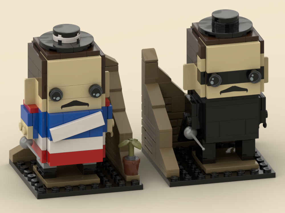 Lego Brickheadz - Bookends - Zorro