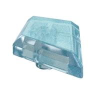 Lego Tile Special 1 x 2 Diamond Plain / Opal Trans-Light Blue